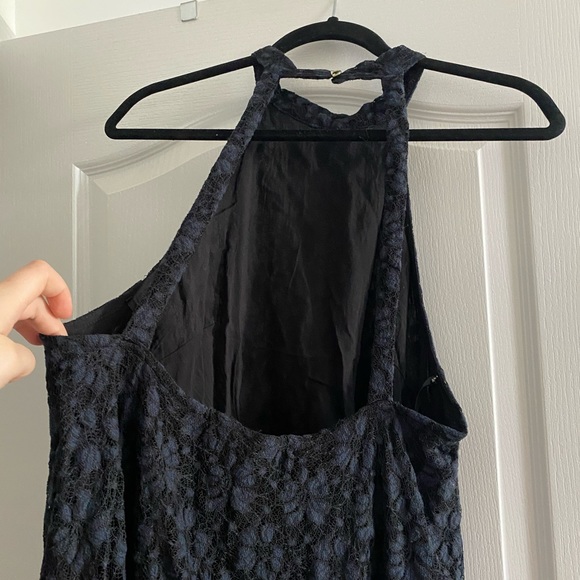 MinkPink Navy Lace Mini Dress - Picture 3 of 7
